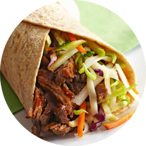 Beef Wrap at Bellina Restaurant - Authentic Somali East African Cuisine in York, Toronto.