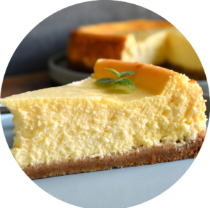 Cheesecake at Bellina Restaurant - Authentic Somali East African Cuisine in York, Toronto.