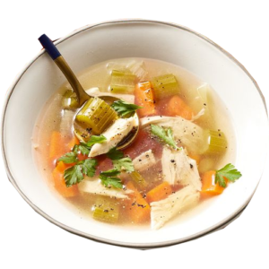 Chicken Soup at Bellina Restaurant - Authentic Somali East African Cuisine in York, Toronto.