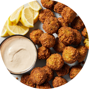 Falafel at Bellina Restaurant - Authentic Somali East African Cuisine in York, Toronto.