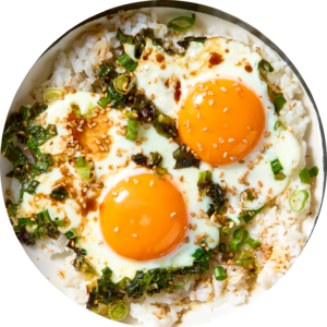 Fried Egg at Bellina Restaurant - Authentic Somali East African Cuisine in York, Toronto.