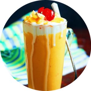 Mango Shake at Bellina Restaurant - Authentic Somali East African Cuisine in York, Toronto.